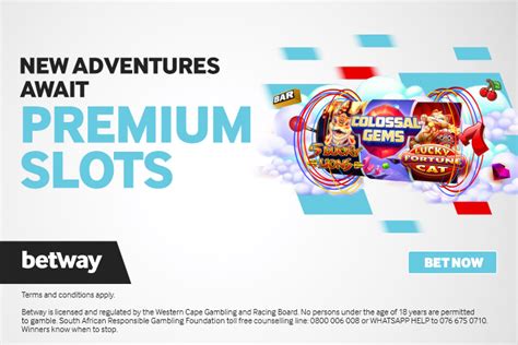 Betway is excited to bring slot games to it's South African Casino .